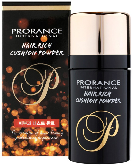프로랑스 헤어리치 쿠션 파우더, 흑색, 1개
