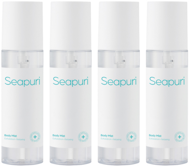 씨퓨리 피부케어 수분 개선 바디미스트, 200ml, 4개