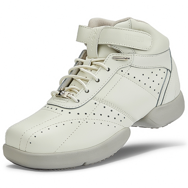 [나르지오 워킹화] 탑 화이트 여성 캐주얼화 분리형바닥 기능성신발 무릎이 편한신발 가벼운신발