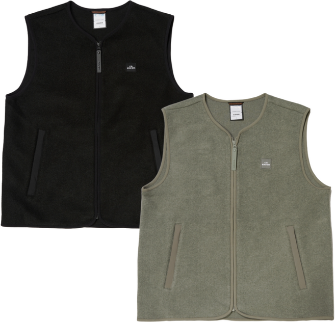 [정상가: 149 000원] 아이더 남성 울혼방 플리스 조끼 가을 겨울 등산 일상 사무실 후리스 민소매 집업 베스트