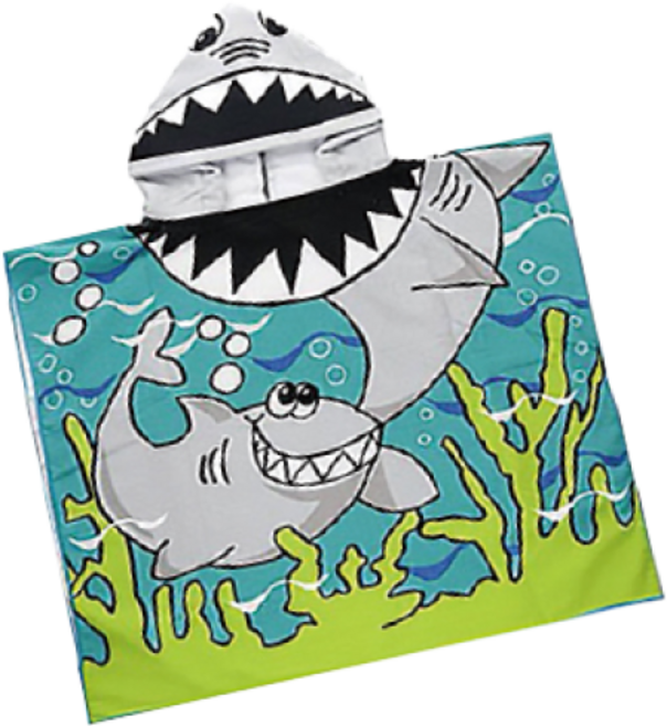 바른생활 키즈 후드타올 아동 영유아 비치가운 물놀이