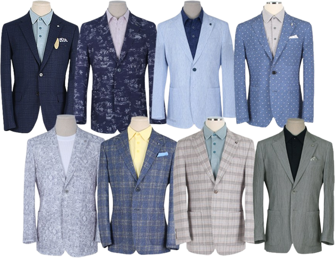 [티지패션 TG패션]슬림핏 베이직핏 봄여름 남성 자켓콤비 11종 모음 95~110사이즈