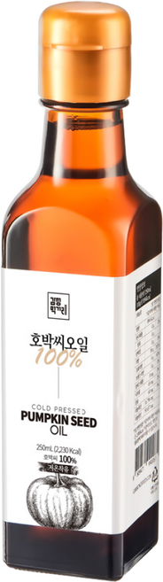 호박씨오일 250ml 저온압착 호박씨유 호박씨기름, 1개