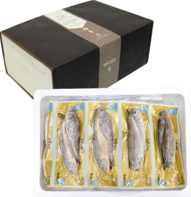 [제주도품질인증] 제주 홀피쉬 산지직송 참굴비 중장대 10미(600gx2팩1.2kg), 2개, 600g