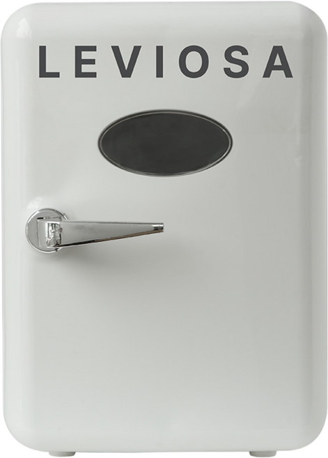 레비오사 멀티 미니 냉장고 4L LEMR-400RF 화이트 레트로 감성 다용도 가정용 화장품 냉장고