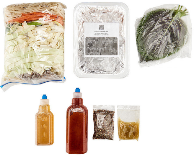 미림통통 양념순대(1인분) 순대+곱창+간, 1개, 500g