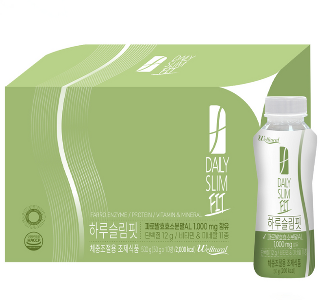 최유라쇼 하루슬림핏 식사대용 체중조절 통곡물 파로효소 단백질 쉐이크, 1박스, 500g