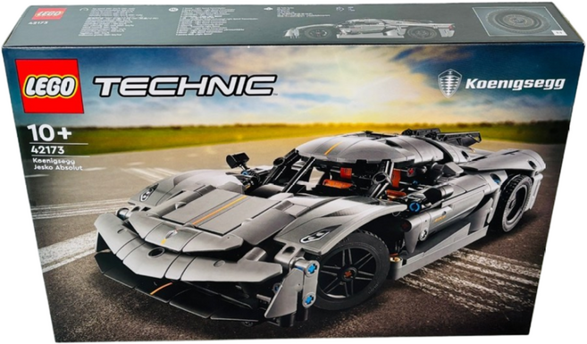 레고 f1 테크닉 Koenigsegg Jesko Absolut 그레이 하이퍼카LK 42173, 1