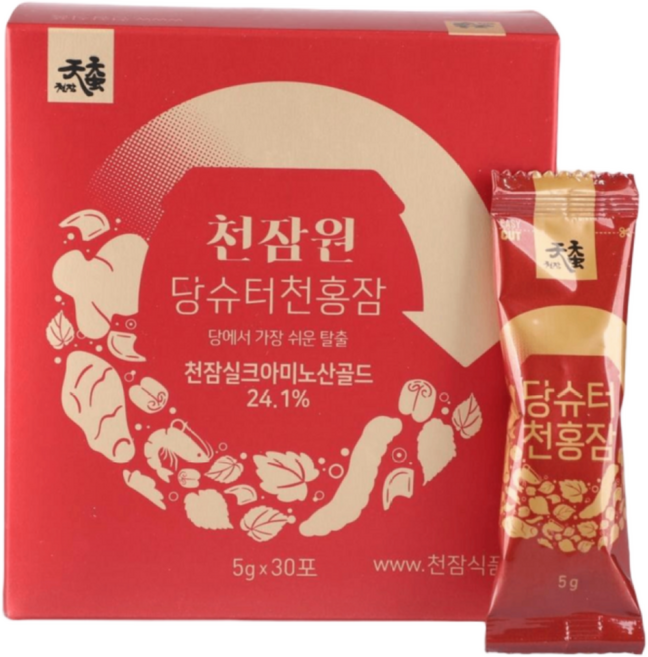 천잠원 당슈터 천홍잠 30포 DNJ 뽕잎 누에 당뚝 혈당케어 혈당영양제 당뇨영양제 당케어, 30개