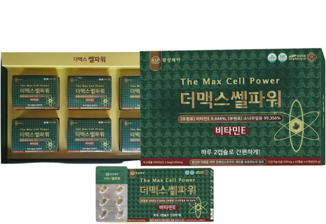 경성제약 더맥스쎌파워, 6개, 42정