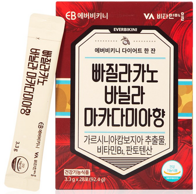 에버비키니 빠질라카노 바닐라 마카다미아향, 92.4g, 1개