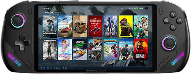 원엑스플레이어 F1 PRO AI9 HX370 휴대용 게이밍 디바이스 ONEXPLAYER, 64GB+2TB