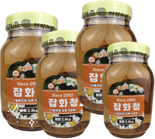 Since. 2002 청림 잡화청, 8개, 2.4kg