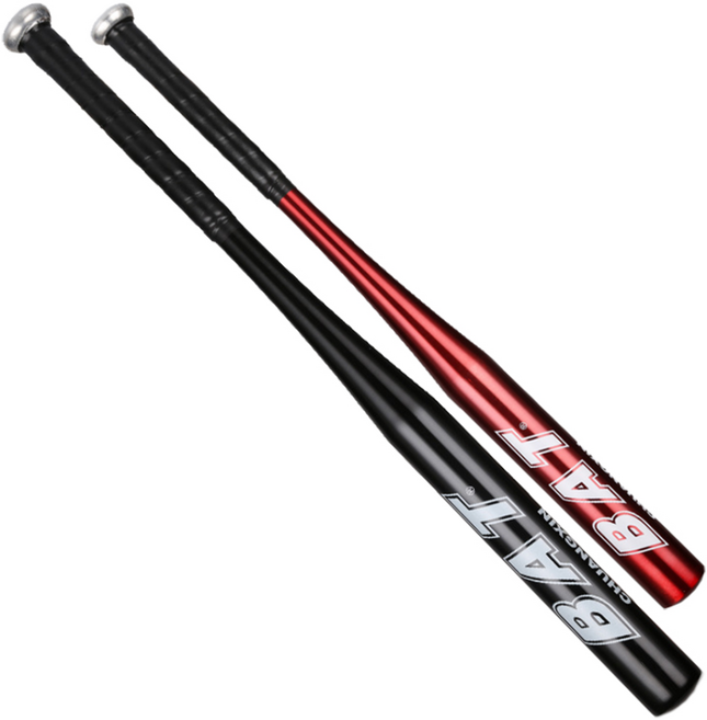 가벼운 경량 알루미늄 야구배트 방망이 빠따 야구 연습 용품 28인치 30인치, 블랙