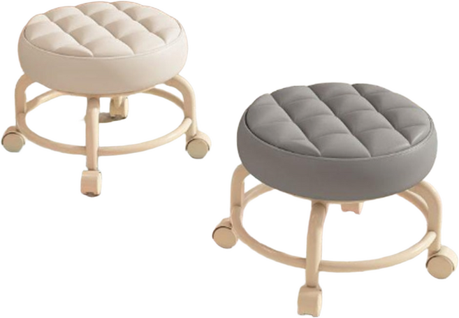 라이프핵 회전의자 앉은뱅이 회전의자 이동의자 청소의자, 블랙