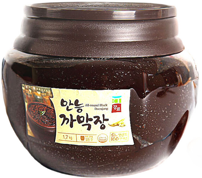 동해식품 만능장 까막장1.7kg / 강원도막장 까만된장 묵은장 시골된장 막장 집된장, 1개, 1.7kg