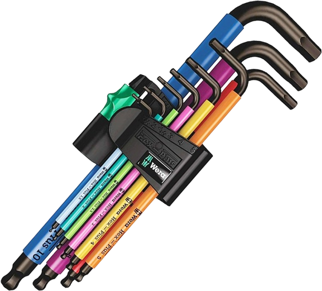WERA 육각 별 볼 라쳇 렌치 세트 미리 L렌치 베라 950/9 HEX-PLUS, 1)베라 육각렌 950/9 HEX-PLUS, 1개