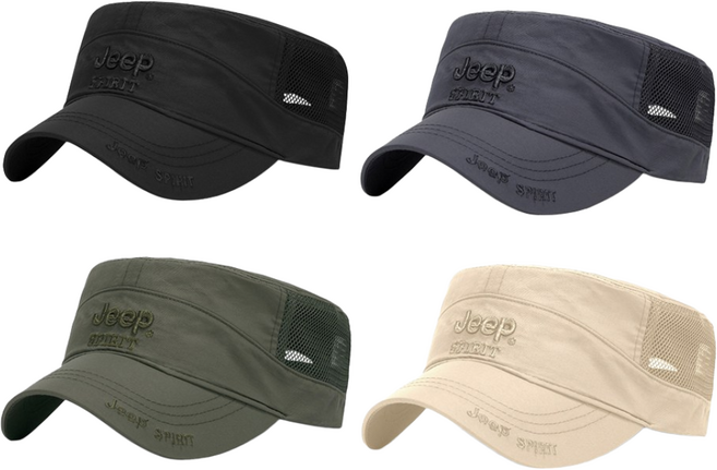 웹도매 JEEP SPIRIT 매쉬 군모 CA0020