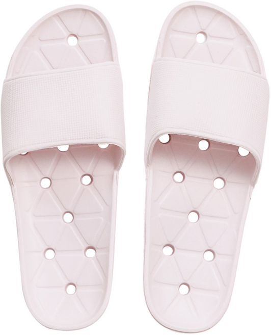 컴포트스튜디오 물빠짐 미끄럼방지 EVA 욕실화 실내화, 1개, 핑크