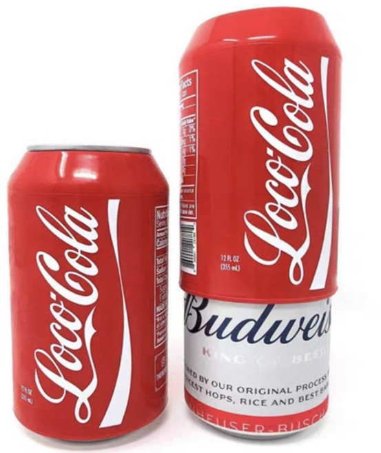 캔 커버 실리콘 커버 맥주캔 숨기기 방수 보호355ml, 빨강, 1개