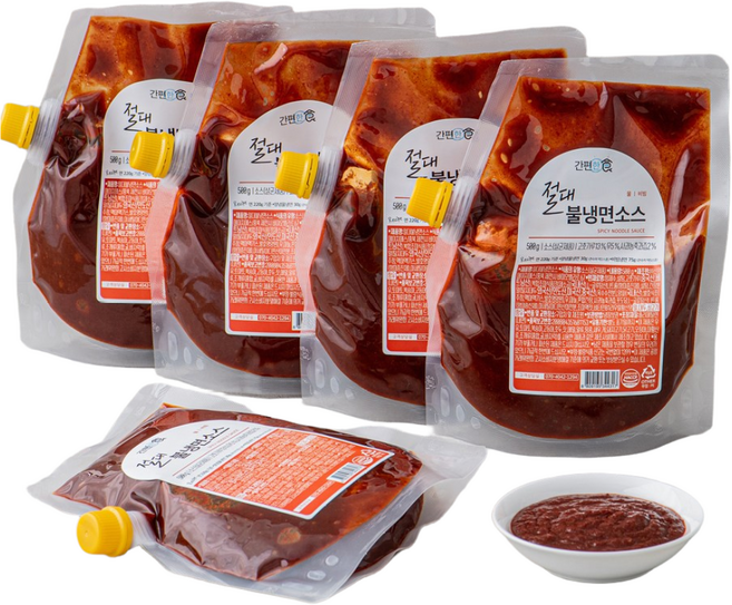 [간편한식] 절대 불냉면 매운소스 500g x 5개