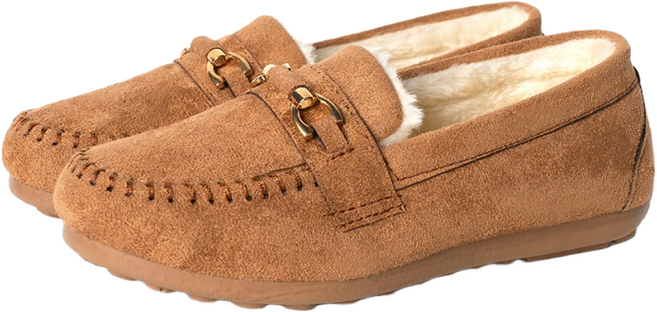 노스덕 여성 모카신 방한화 겨울신발 밍크(MINK)