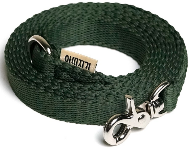 아띠지기 반려동물 리드줄, 올리브, 1개