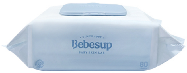 베베숲 모이스처 물티슈 캡형, 380g, 80매, 15개