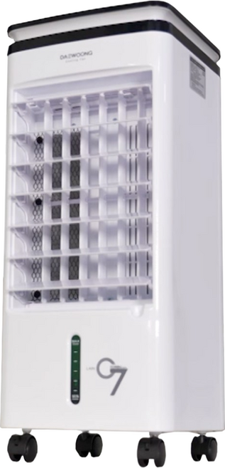 [대웅정품][냉풍기 60%할인] 대웅 2025년형 파워 냉풍기 냉각 아이스 냉풍기 에어쿨러 저소음 가정용, 본품+아이스팩*2개