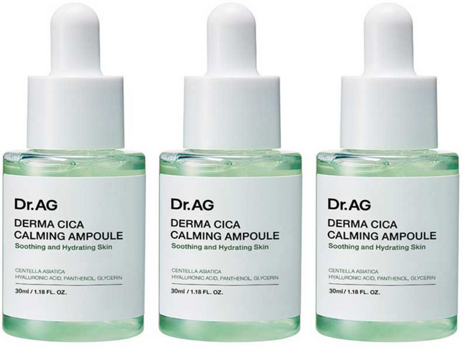 닥터에이지 시카 히알루로닉 카밍 앰플, 30ml, 3개