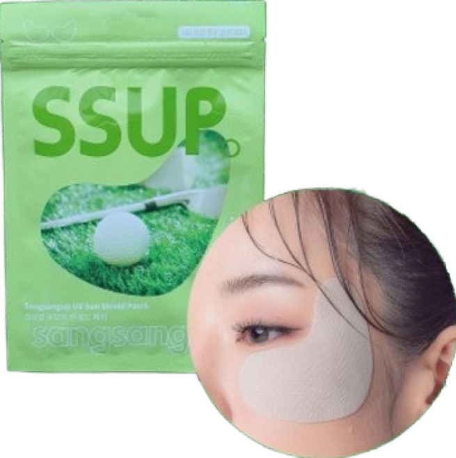 상상업 [5회분] 실드패치 골프 자외선차단 아이패치 기미 썬 선 패치 캐디용품, 1개