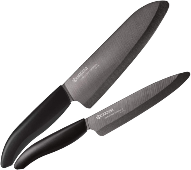 교세라 세라믹칼 블랙식도 주방칼세트 과도+식도 정식수입 A/S, 11+16, 1개