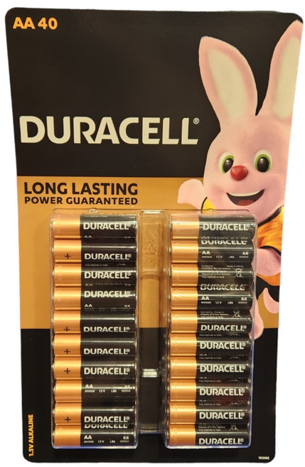 듀라셀 건전지 AA, 40개, 1세트