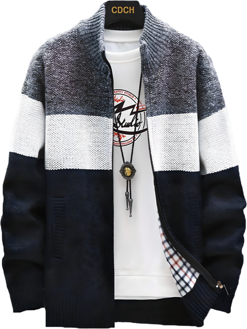 코디코치 배색 가디건