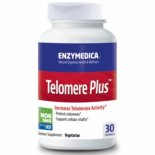 엔자이메디카 텔로미어 플러스 캡슐 글루텐 프리 베지테리안, 30정, 1개 - 쿠팡