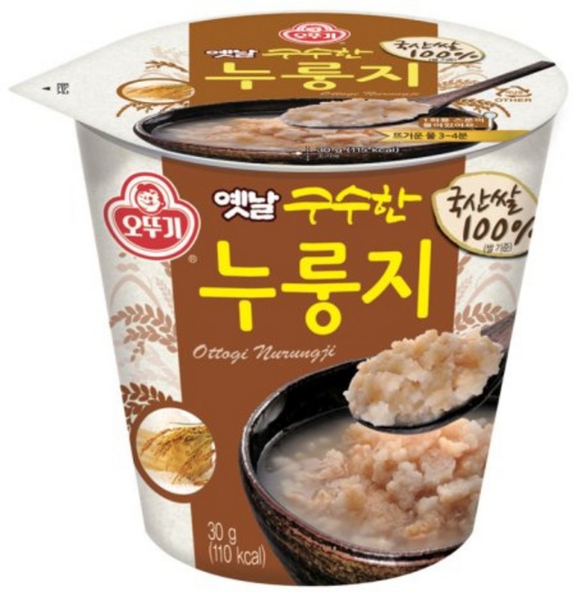오뚜기 옛날구수한누룽지소컵 30gX6개입무료배송 해외여행, 30g, 6개