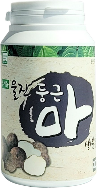 유기농 마가루 둥근마 생 마분말 300g, 1개