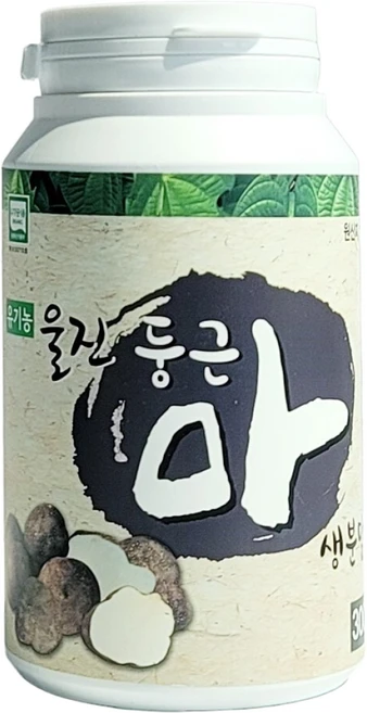 유기농 마가루 둥근마 생 마분말 300g, 1개 - 쿠팡