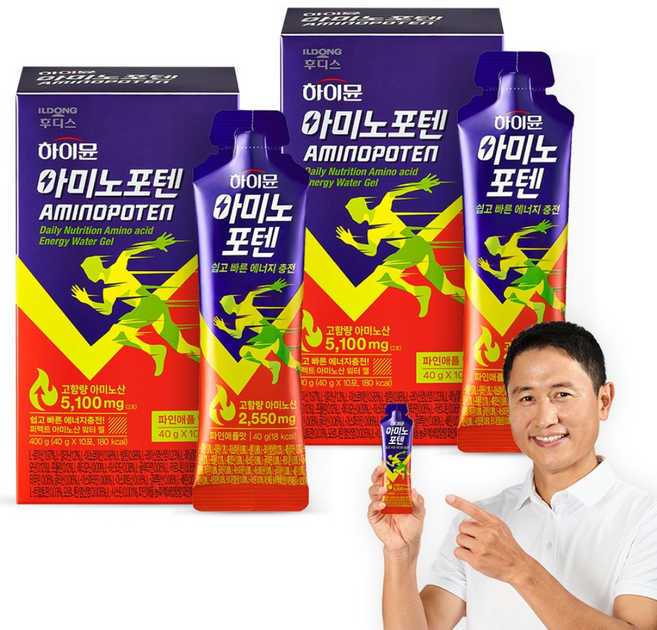 하이뮨 아미노포텐 에너지젤, 400g, 2개