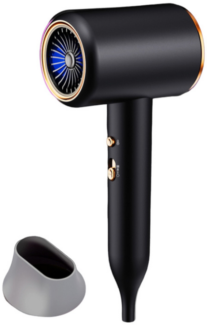 2400W 음이온 고속 헤어드라이기 전문가용 헤어 드라이기 모든 모발 타입에 적용 가능, 블랙, 2000W-32호