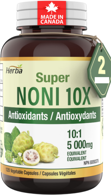 하와이 노니 캡슐 10000mg 120식물성캡슐 10배 농축 노니환 허바 캐나다, 120정, 1개