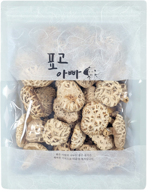 [표고아빠]참나무원목재배 국산 말린 건조표고버섯 [백화고(소)]버섯크기 2~3cm 실속 가정용 지퍼백포장, 600g, 1개