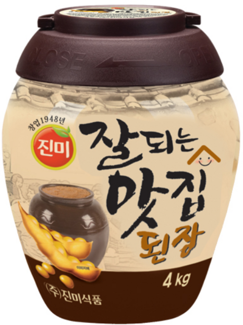 진미 잘되는 맛집 된장, 4kg, 1개
