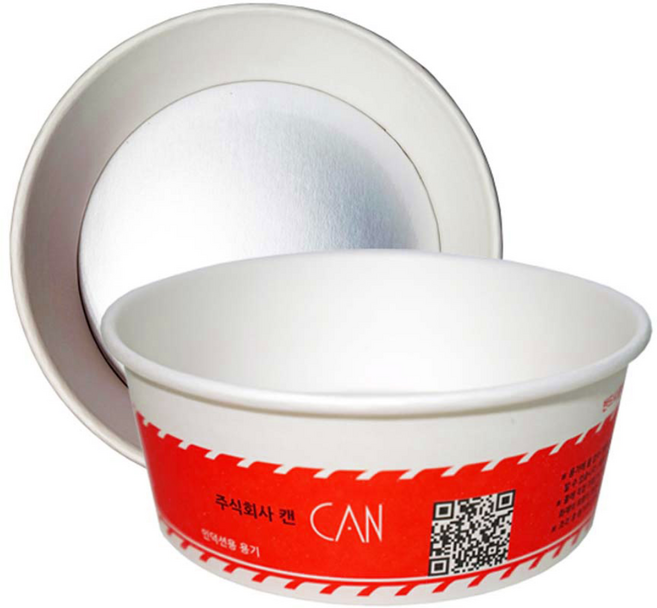 (주) 캔 IH5600 CAN7000 전용 1300cc종이용기 일회용라면용기, 1세트, 360개