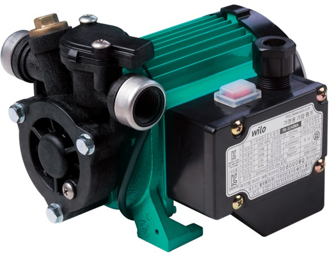 PB-S140MA 윌로펌프 수도법인증 자동 저소음 하향식 가정용 가압펌프, 1개