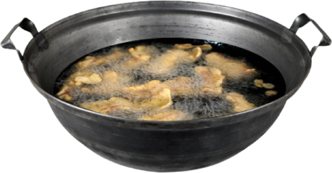 국산 철 무쇠 튀김 볶음팬 중식당 중식 튀김솥 중화팬 4size, 왕 510mm, 1개