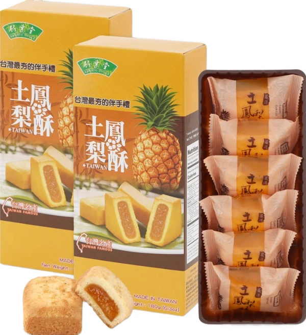 대만 파인애플 케이크 펑리수[소비기한 26.04.19일], 2박스, 180g - 쿠팡