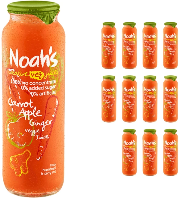 노아주스 당근 진저, 260ml, 12개 - 쿠팡