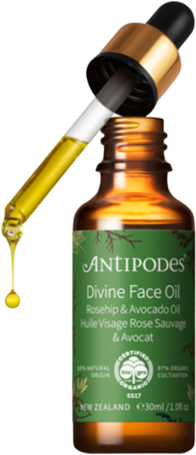 호주 앤티퍼디 Antipodes 디바인 페이스 오일 로즈힙 & 아보카도 오일 Divine Face Oil Rosehip & Avocado Oil, 2개, 30ml