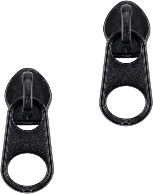 Joeunmall 3호 홈패션 지퍼고리 코일 지퍼머리 지퍼손잡이, 14개, 00)검정